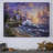 Light of Hope 18x24 Fully Illuminated ColorChange LED Print