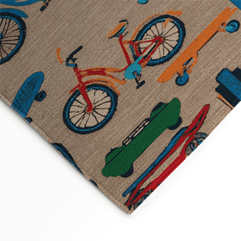 Tapis intérieur et extérieur gris Transport, Rectangle 9 pi x 12 pi