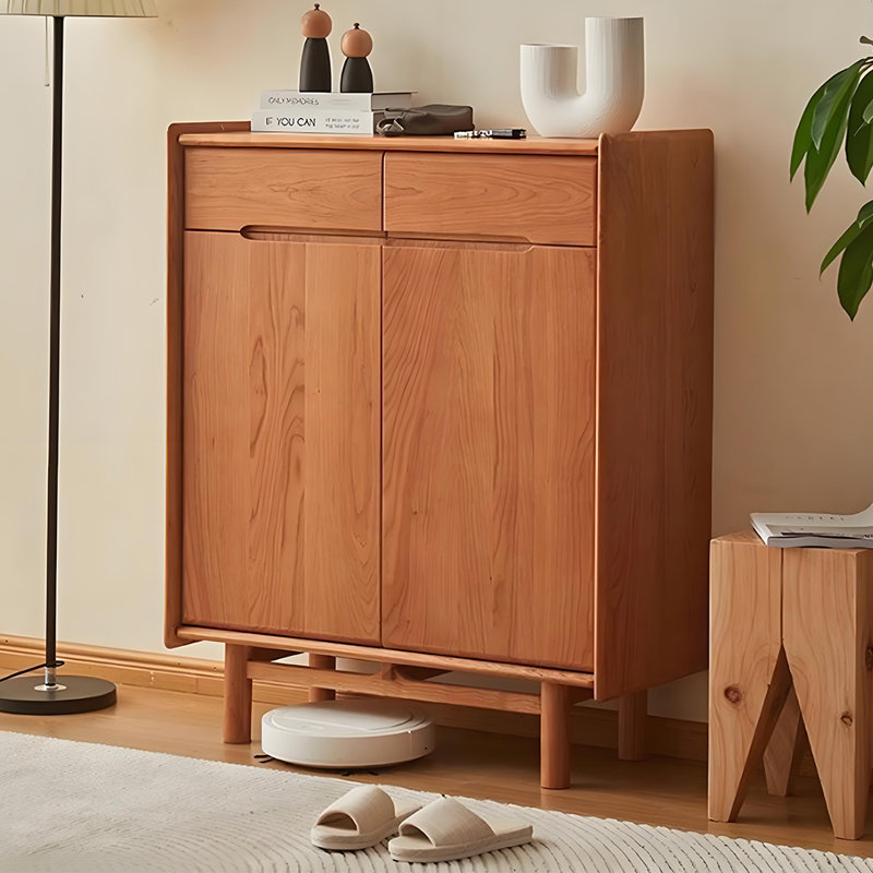 Armoire à chaussures de style nordique avec rangement rétro