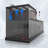 Brown Wood Grain Rectangular Eco Aquarium Tank