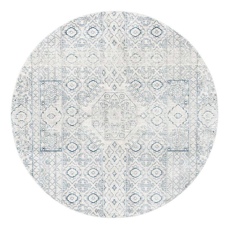 Tapis gris Alize, Rond 7 pi