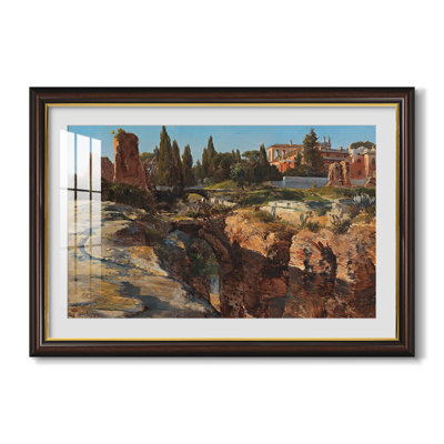 Palatin à Rome, v. 1921 - Edward Theodore Compton - Toile encadrée sur mesure