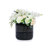 3 Pieces Heat - Glossy Black Ceramic Flowerpot For Patio, Windowsills And Living Areas, 9.46" L X W 9.41" H, Promotes Root Growth Frost Weather All Decor, Stylish Finish-1849438943
