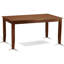 Ensemble de table de salle à manger 5 pièces comprenant une table de cuisine rectangulaire et 4 chaises de salle à manger, 36 x 60 pouces, acajou-2111599519-2014762490