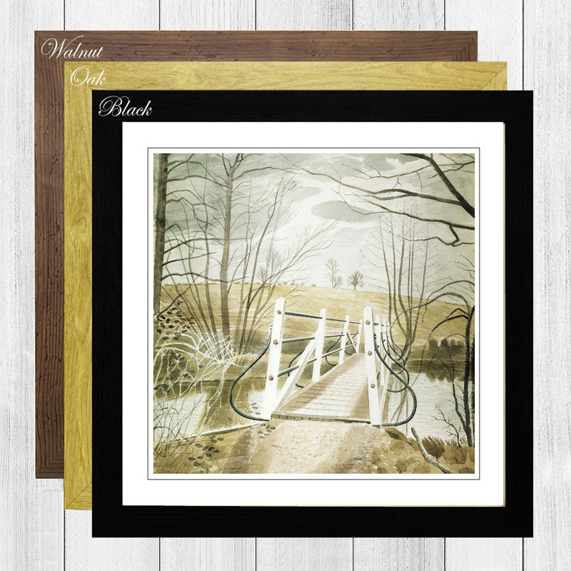 Eric Ravilious - Single Picture Frame Painting, Black