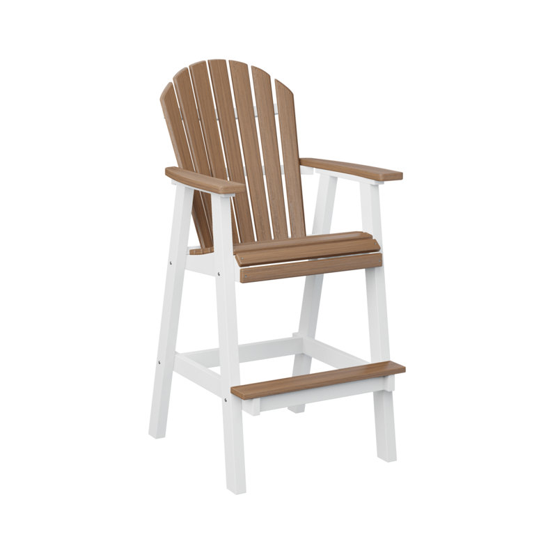 Berlin Gardens Comfo Back Bar Chair, 30", Antique Mahogany