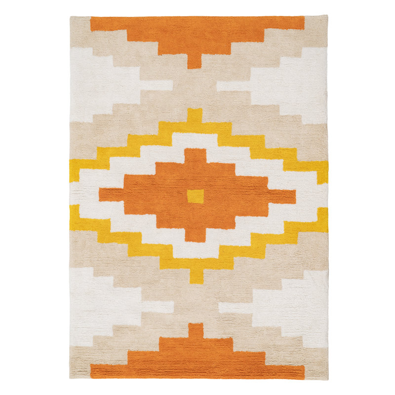 Liamgabriel Southwestern Cotton Area Rug, Rectangle 120 x 160cm