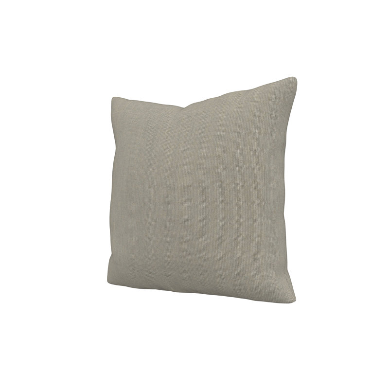 Gabi Sunbrella® Indoor/Outdoor Throw Pillow, Square 16", Spectrum Dove Sunbrella® Plainweave