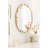 Rosella Round Ornate Metal Wall Mirror-823840311