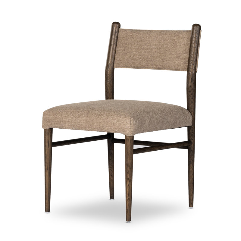 Morena Upholstered Dining Chair, Alcala Fawn Polyester Blend