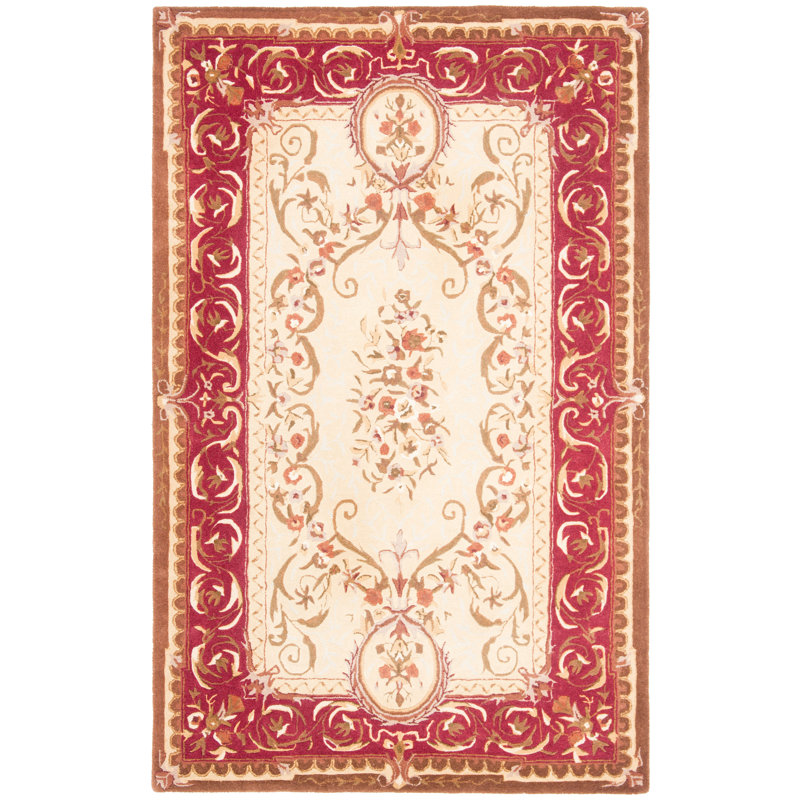 Loren Hand Tufted Wool Oriental Rug, Rectangle 5' x 8'