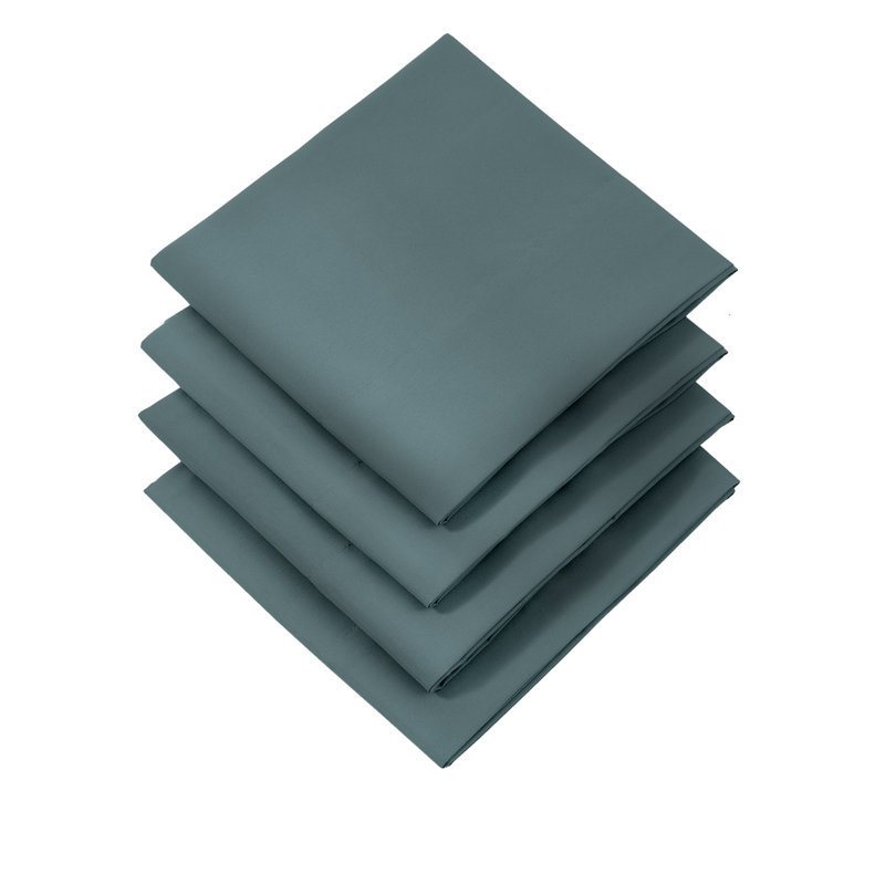 Vilano Springs Easy care Microfiber Four Pillowcases by Southshore Fine Linens, King, Steel Blue