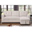 Canapé-lit modulaire réversible en tissu tissé l 84,5 po Lucca II-1501030296