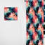 Motif tropical Coral Illusion - Rideau floral - Velours obscurcissant - 1 panneau-107599940