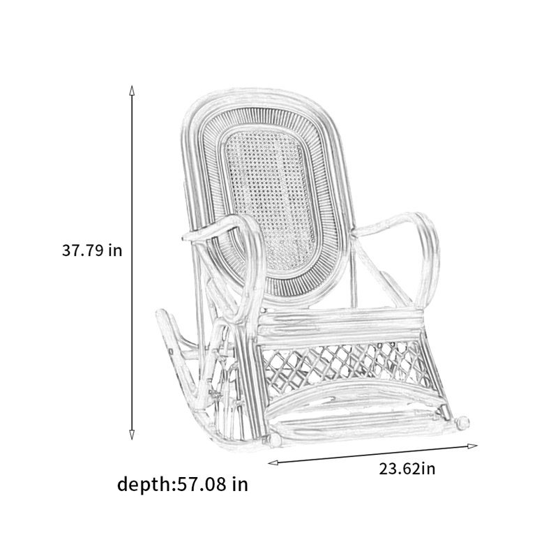 Chaise berçante de haute qualité