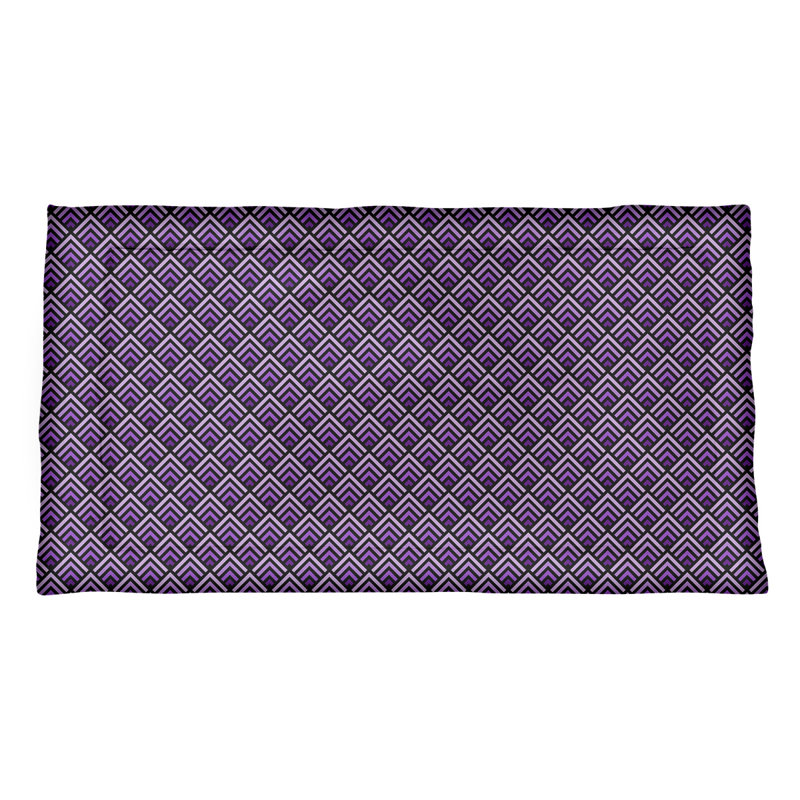 Taie décorative Katelyn Elizabeth, Microfibre, Très grand, Mauve clair