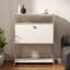 Buffet modulaire en métal avec classeur à 3 niveaux-129704215