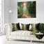 Coussin imprimé «Amazing Forest at Sunset»-254844376-254844324