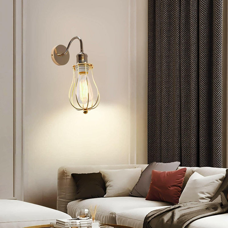 Ananio Armed Sconce, French Gold