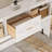 Burkhalter Twin Size Rustic Murphy Bed With Charging Station And Storage for Guest bedroom, Small bedroom-116251358