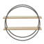 Simona 2 Piece Circle Metal Tiered Shelf