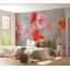 Papier peint floral - Prairie grise-2043374834