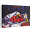Nature morte, bol de pommes, impression d'art classique classique violet coloré-133315524