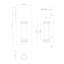 1 - Light LED Flush Mounted Sconce-64112715