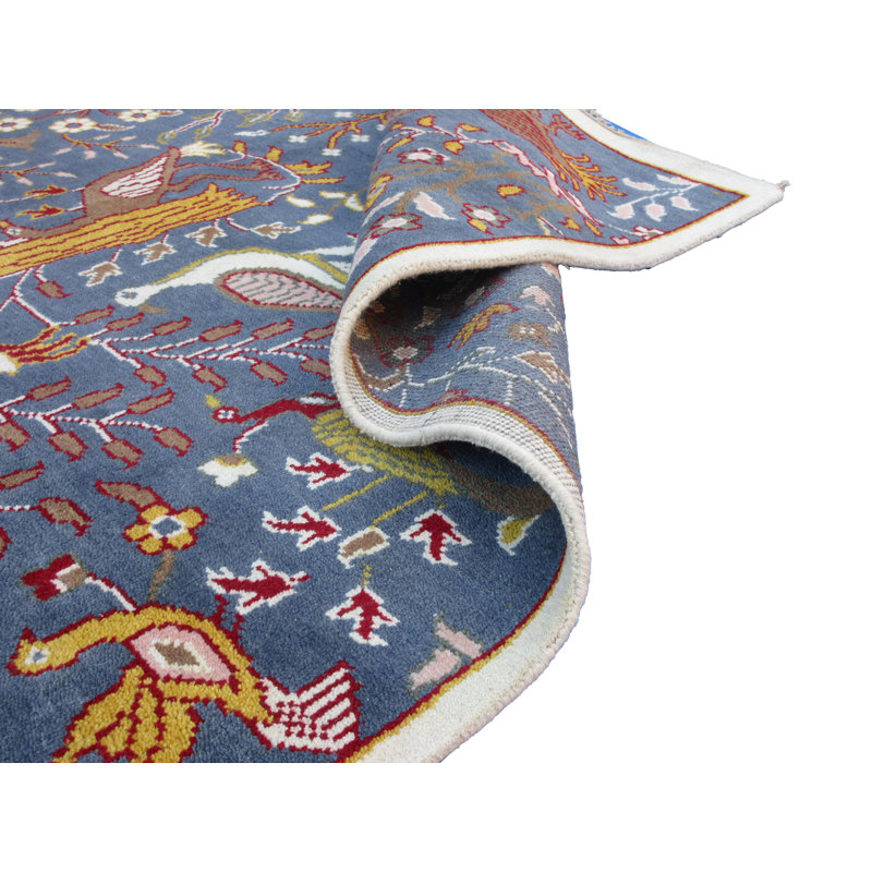 Tapis en laine noué à la main 10 X 14