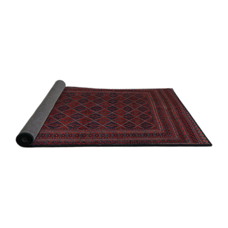 Tapis brun Southwestern, Rond 8 pi