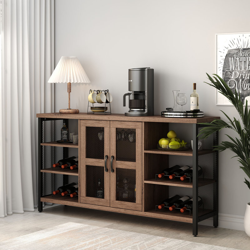 Armoire d'appoint 2 portes Andreias, Chêne