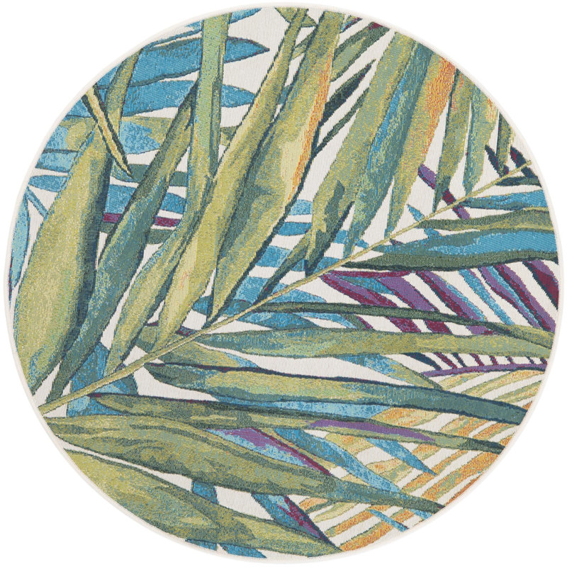 Jungle Terianna Rug, Round 4'1" 