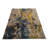 8x10 Beige, Blue Hand Knotted Tibetan Sherpa Modern Abstract Area Rug