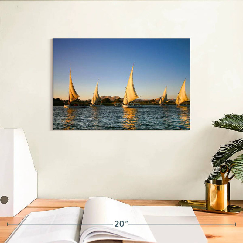 Bateaux Mehar Nile Felucca, H 8 po x l 12 po