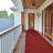 Runner Rug Hallway Non Slip Rubber Back Custom Size As Carpet Doormat Throw Rug Red Striped-1941431036