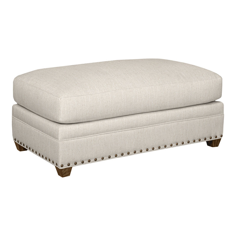 Fairgrove 44" Ottoman & Half, Havana, Instant Parchment, Yes