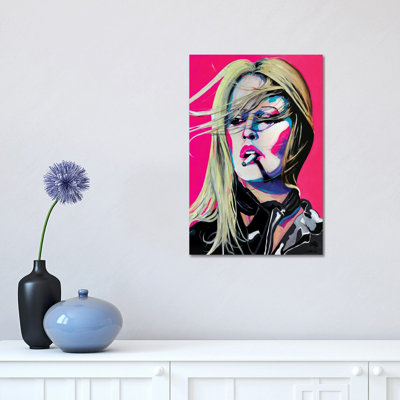 Brigitte Bardot 1 Piece Wrapped Canvas Painting