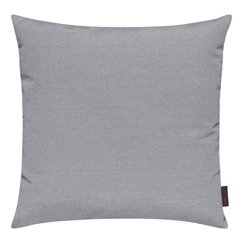 Fino Reversible Throw Pillow, Gray, 15" x 15"