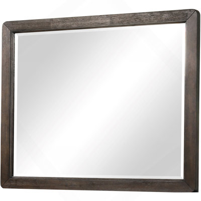 Miroir brun antique