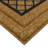 Estate Elegance Natural Geometric Weather Resistant Non-Slip Outdoor Door Mat