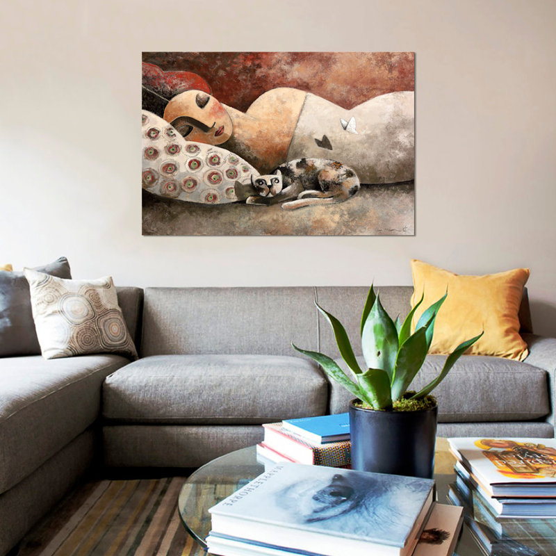 «The Invader» par Didier Laurenco - reproduction sur toile tendue, H 40 po x l 60 po x P 1,5 po, Toile tendue, Pas de tapis