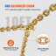Chain and Binder Kit 3/8"-1.3 cm Ratchet Load Binder 3/8" x 10' Chain 2 Pack