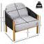 Fauteuil club d'extérieur en bois Grotta-1625183891