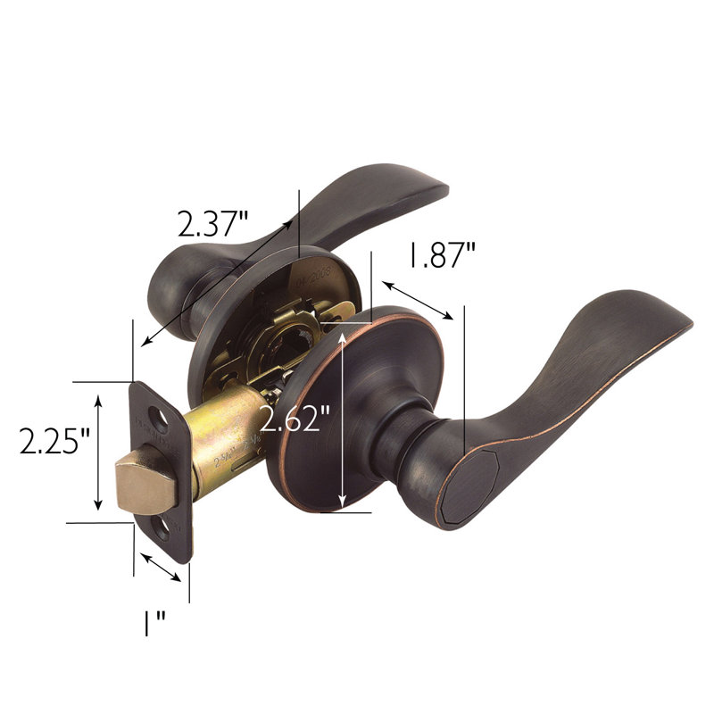 Springdale Passage Hall/Closet Door Lever, Oil Rubbed Bronze