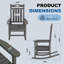 Patio Outdoor Rocking Chair(Set Of 2)-1018318144