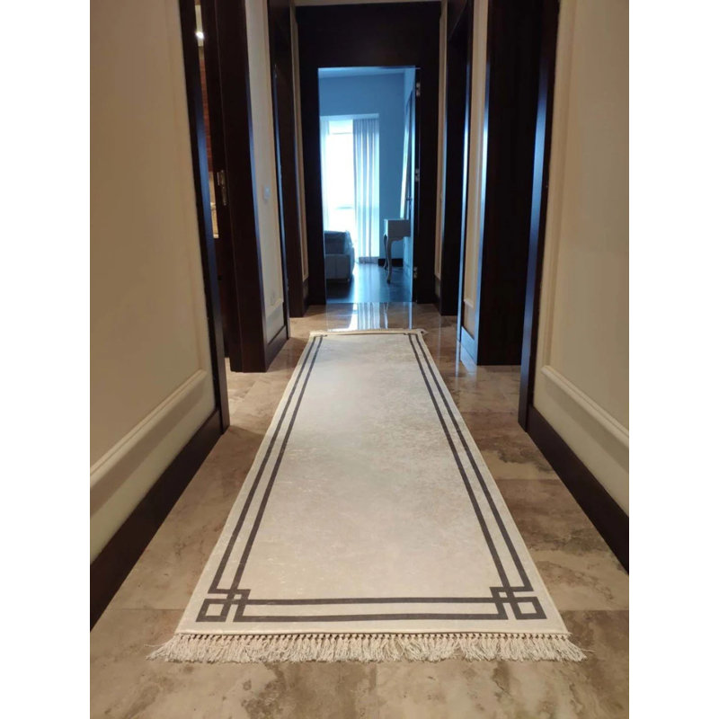 Tapis Masanao avec envers antidérapant, Tapis de couloir 3 pi 3 po x 13 pi 1 po
