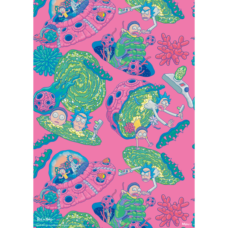 Rick et Morty (Rick et Morty), impression murale Mightyprint