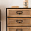 Metal Rectangle Accent Chest