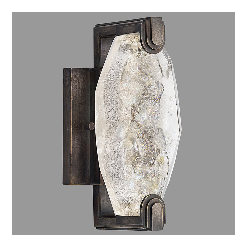 Allison Paladino Armed Sconce, Patinated Bronze