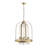 Greeicy 4 - Light Wagon Wheel Chandelier